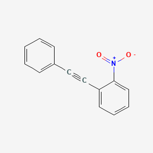 molecular formula C14H9NO2 B13894488 1-Nitro-2-(phenylethynyl)benzene CAS No. 35010-17-4