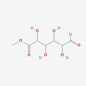 molecular formula C7H12O7 B13894544 Methyl 2,3,4,5-tetrahydroxy-6-oxohexanoate 