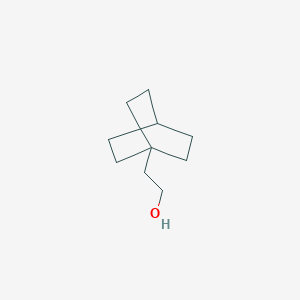 molecular formula C10H18O B13894693 2-{Bicyclo[2.2.2]octan-1-yl}ethan-1-ol 