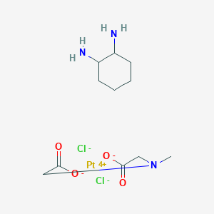 molecular formula C11H21Cl2N3O4Pt B138947 Cl-Dach-ida-Pt CAS No. 145482-83-3