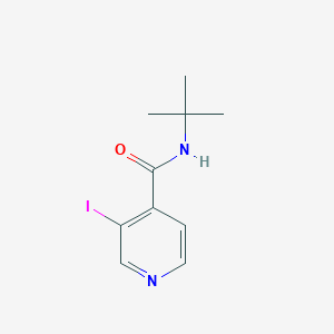 molecular formula C10H13IN2O B13894745 N-tert-butyl-3-iodopyridine-4-carboxamide CAS No. 331969-21-2