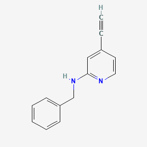 molecular formula C14H12N2 B13894753 N-benzyl-4-ethynylpyridin-2-amine 