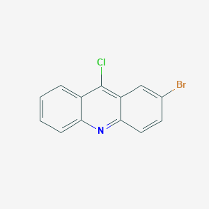 molecular formula C13H7BrClN B13894858 2-bromo-9-chloroAcridine 