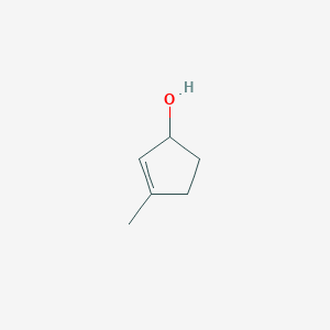 molecular formula C6H10O B13894865 3-Methylcyclopent-2-en-1-ol CAS No. 3718-59-0