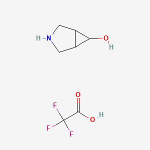 molecular formula C7H10F3NO3 B13895011 3-azabicyclo[3.1.0]hexan-6-ol;2,2,2-trifluoroacetic acid 
