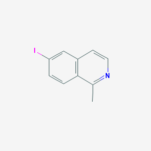 molecular formula C10H8IN B13895026 6-Iodo-1-methylisoquinoline 