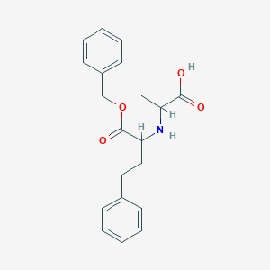 molecular formula C20H23NO4 B13895027 N-[1-(S)-Cbz-3-phenylpropyl]-L-alanine 