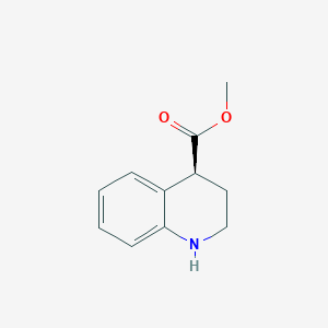 molecular formula C11H13NO2 B13895094 Methyl (S)-1,2,3,4-tetrahydroquinoline-4-carboxylate 