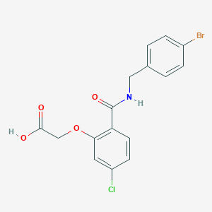 molecular formula C16H13BrClNO4 B138951 MK181 