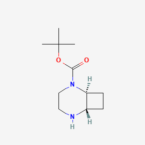 molecular formula C11H20N2O2 B13895156 Tert-butyl trans-2,5-diazabicyclo[4.2.0]octane-2-carboxylate 