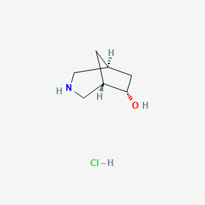 molecular formula C7H14ClNO B13895293 Endo-3-azabicyclo[3.2.1]octan-6-ol;hydrochloride 