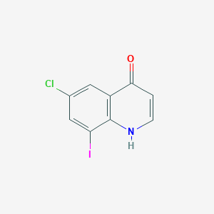 molecular formula C9H5ClINO B1389532 6-chloro-8-iodo-4(1H)-quinolinone CAS No. 1171918-81-2