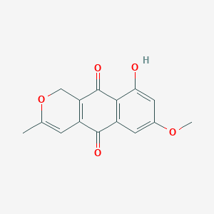 molecular formula C15H12O5 B138954 5-Deoxyanhydrofusarubin CAS No. 132899-06-0