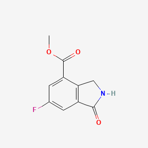 molecular formula C10H8FNO3 B13895405 Methyl 6-Fluoro-1-oxoisoindoline-4-carboxylate 