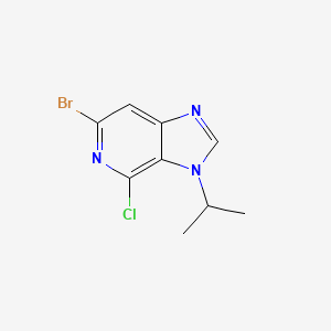 molecular formula C9H9BrClN3 B13895512 6-Bromo-4-chloro-3-isopropyl-3h-imidazo[4,5-c]pyridine 