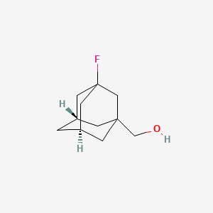 molecular formula C11H17FO B13895527 [(5S,7R)-3-fluoro-1-adamantyl]methanol 