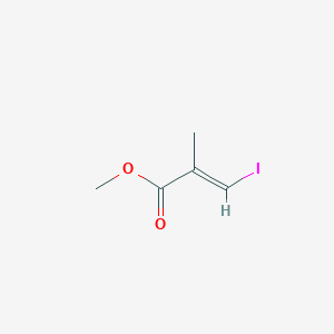 molecular formula C5H7IO2 B13895567 Methyl (E)-3-iodo-2-methylacrylate 