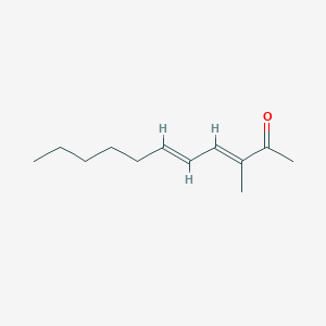 molecular formula C12H20O B13895595 (3E,5E)-3-methylundeca-3,5-dien-2-one 