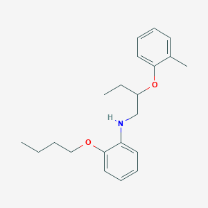 2-Butoxy-N-[2-(2-methylphenoxy)butyl]aniline