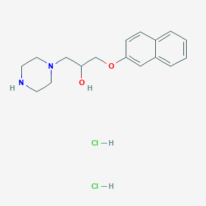 1-(Naphthalen-2-yloxy)-3-piperazin-1-yl-propan-2-ol dihydrochloride