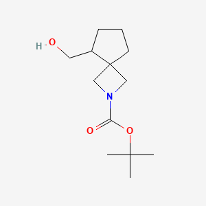 molecular formula C13H23NO3 B13895673 Tert-butyl 5-(hydroxymethyl)-2-azaspiro[3.4]octane-2-carboxylate 
