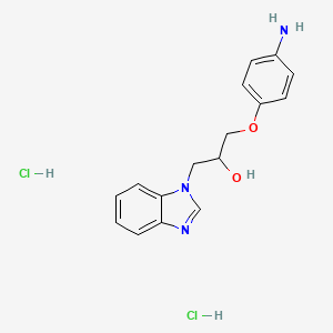 1-(4-Amino-phenoxy)-3-benzoimidazol-1-YL-propan-2-OL dihydrochloride