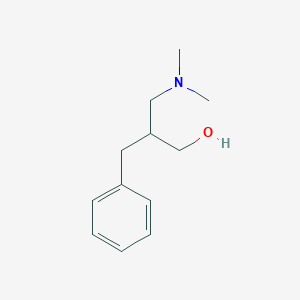 molecular formula C12H19NO B13895715 2-Benzyl-3-dimethylaminopropanol 