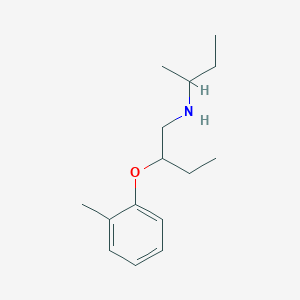 N-(Sec-butyl)-2-(2-methylphenoxy)-1-butanamine