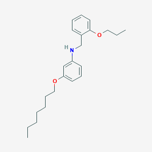 3-(Heptyloxy)-N-(2-propoxybenzyl)aniline