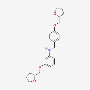 3-(Tetrahydro-2-furanylmethoxy)-N-[4-(tetrahydro-2-furanylmethoxy)benzyl]aniline