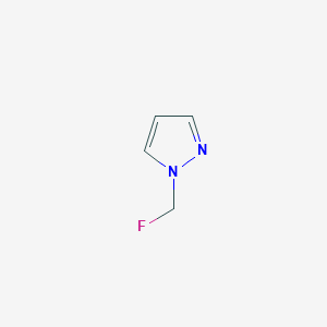 molecular formula C4H5FN2 B13895796 1-(Fluoromethyl)pyrazole 