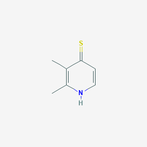 molecular formula C7H9NS B13895799 2,3-Dimethylpyridine-4-thiol 
