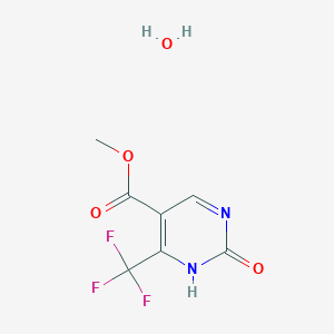 2-Hydroxy-4-(trifluoromethyl)pyrimidine-5-carboxylic acid methyl ester hydrate