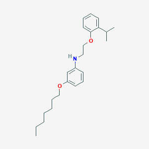 3-(Heptyloxy)-N-[2-(2-isopropylphenoxy)ethyl]-aniline
