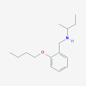 molecular formula C15H25NO B1389594 N-(2-Butoxybenzyl)-2-butanamine CAS No. 1040692-65-6