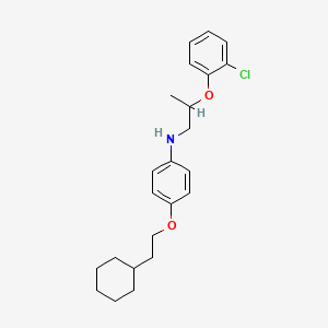 N-[2-(2-Chlorophenoxy)propyl]-4-(2-cyclohexylethoxy)aniline