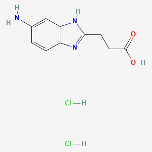 3-(5-Amino-1H-benzoimidazol-2-YL)-propionic acid dihydrochloride