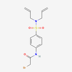 2-Bromo-N-{4-[(diallylamino)sulfonyl]-phenyl}acetamide