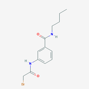 3-[(2-Bromoacetyl)amino]-N-butylbenzamide