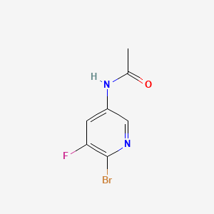 molecular formula C7H6BrFN2O B13896188 N-(6-Bromo-5-fluoropyridin-3-yl)acetamide 