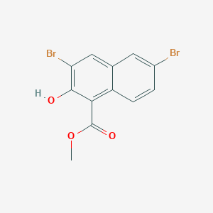Methyl 3,6-dibromo-2-hydroxy-1-naphthoate