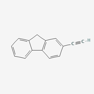 molecular formula C15H10 B13896320 2-Ethynylfluorene CAS No. 57700-19-3