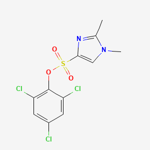 2,4,6-trichlorophenyl 1,2-dimethyl-1H-imidazole-4-sulfonate