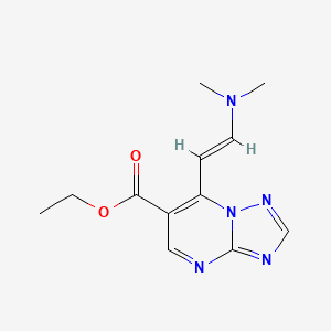 ethyl 7-[(E)-2-(dimethylamino)vinyl][1,2,4]triazolo[1,5-a]pyrimidine-6-carboxylate
