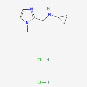 N-[(1-Methyl-1H-imidazol-2-YL)methyl]cyclopropanamine dihydrochloride