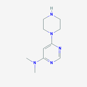 N,N-Dimethyl-6-(piperazin-1-yl)pyrimidin-4-amine