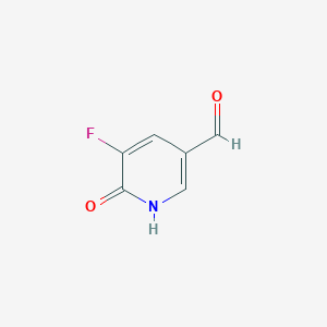 molecular formula C6H4FNO2 B13896494 5-Fluoro-6-hydroxynicotinaldehyde CAS No. 1227605-77-7