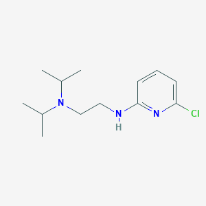 molecular formula C13H22ClN3 B13896496 N-(6-chloropyridin-2-yl)-N',N'-di(propan-2-yl)ethane-1,2-diamine 