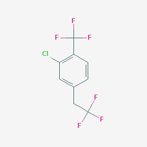 2-Chloro-4-(2,2,2-trifluoroethyl)-1-(trifluoromethyl)benzene