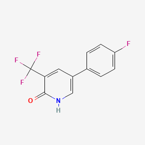 5-(4-Fluorophenyl)-3-(trifluoromethyl)pyridin-2-ol